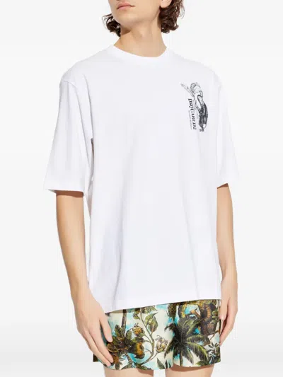 Dsquared2 Short-sleevedprintedt-shirt In White