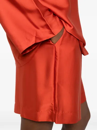 Silkylicious Alua Shorts Set In Orange