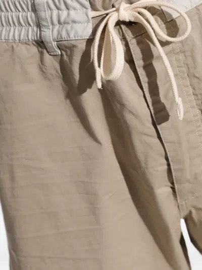 Dsquared2 Drawstring Straight Shorts In Neutral