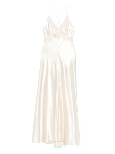 Alberta Ferretti Neutrals Dresses Women In Neutral