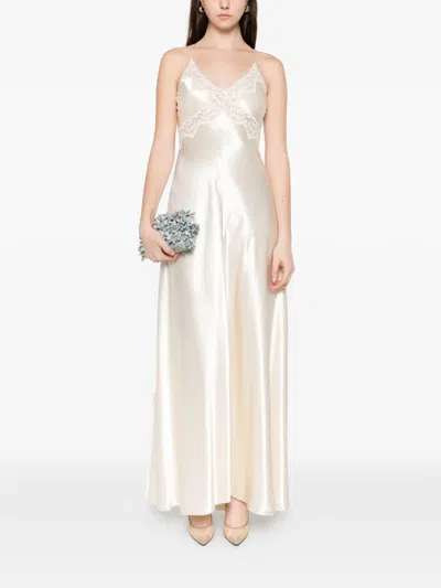 Alberta Ferretti Neutrals Dresses Women In Neutral