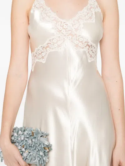 Alberta Ferretti Neutrals Dresses Women In Neutral