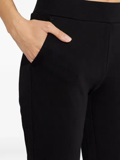 Ea7 Logo Trousers In Black