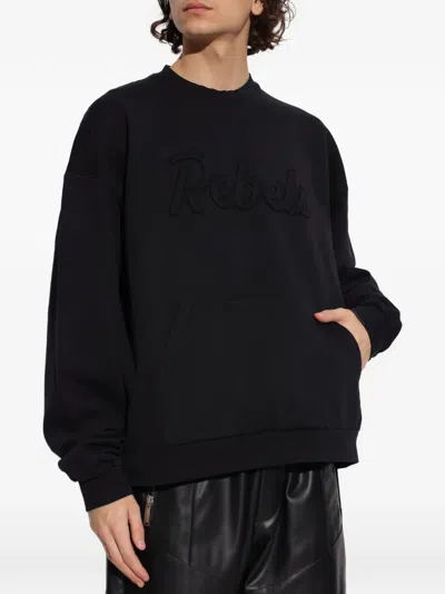 Dsquared2 Rebels Relax Fit Sweatshirt In Black