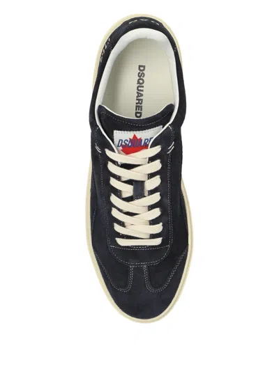 Dsquared2 Lace-up Low-top Sneakers In Black
