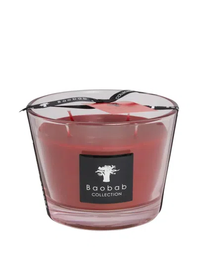 Baobab "masaai Spirit" Max 10 Candle (10cm) In Red