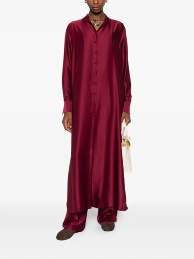 Silkylicious Dari Trousers Set In Red