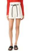 3.1 Phillip Lim White Tailored Pleated Shorts In Antique White