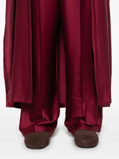 Silkylicious Dari Trousers Set In Red