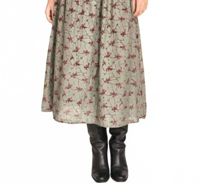 Mirth Verona Midi Skirt In Green In Green