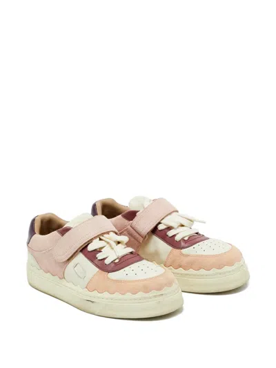 Pre-owned Chloé Lauren Sneakers In Pink