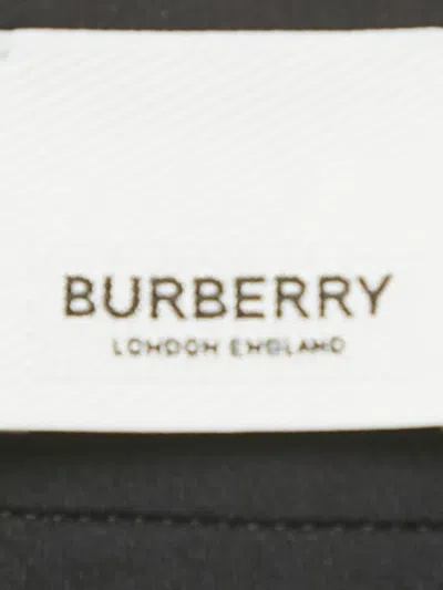 Pre-owned Burberry Logo-patch Sports Bra In Black