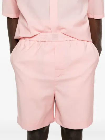 Loewe Elastic-waistband Shorts In Pink