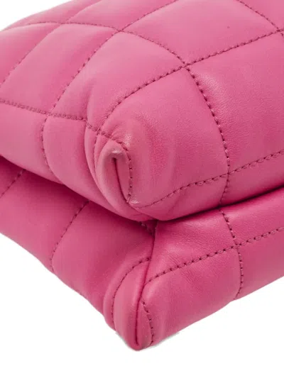 Pre-owned Michael Kors Vintage Quilted Clutch Bag In Pink