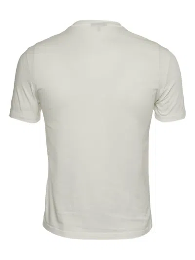 Pre-owned Emporio Armani Logo-print Cotton T-shirt In White