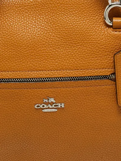 Pre-owned Coach Prairie Leather Tote Bag In Brown