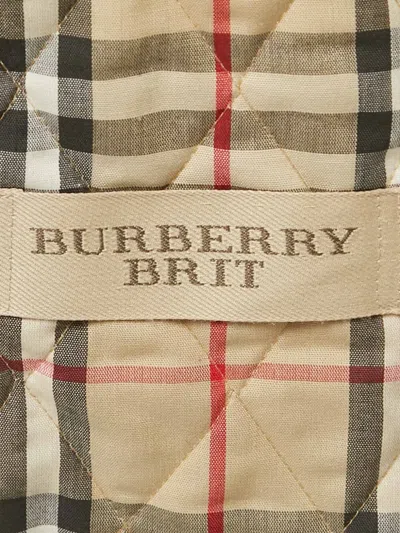 Pre-owned Burberry Quilted Jacket In Pink