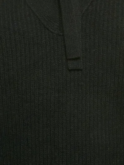 Pre-owned Zadig & Voltaire Lace-up Sweatshirt In Black