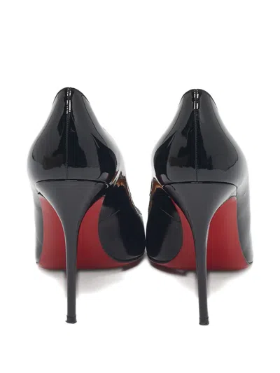 Pre-owned Christian Louboutin Geo Pointed-toe Pumps In Black