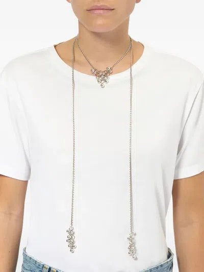 Isabel Marant Mia Sphere Necklace In Metallic