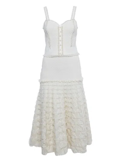 Pre-owned Alexander Mcqueen Ruffled Suit (set Of Tree) In Neutral