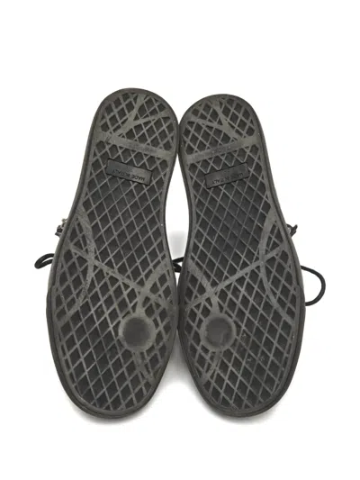 Pre-owned Giuseppe Zanotti Kriss Leather Sneakers In Green