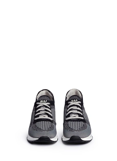 Shop Ash 'lucky' Mixed Knit Sneakers