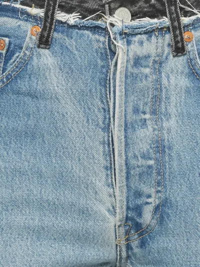 Pre-owned Vetements X Levi's Patchwork Jeans In Blue