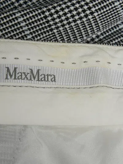 Pre-owned Max Mara Prince Of Wales Print Three-pieces In Gray