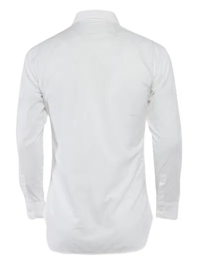 Pre-owned Dior Jacquard Cotton Shirt In White