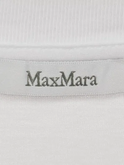 Pre-owned Max Mara Cotton Print T-shirt In White
