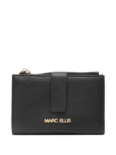 Marc Ellis Logo-plaque Wallet In Black
