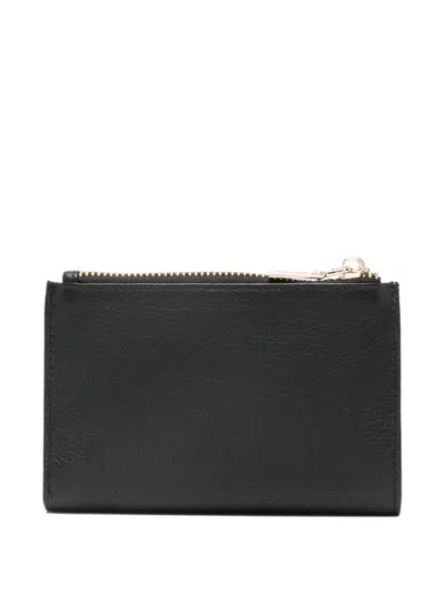 Marc Ellis Logo-plaque Wallet In Black