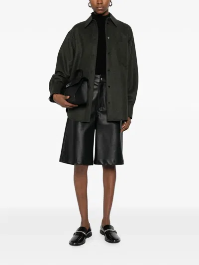 Victoria Beckham Pocket Shirt In Gray