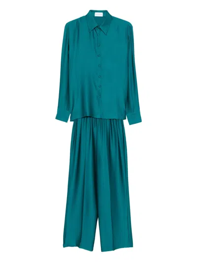 Silkylicious Fiora Trousers Set In Green