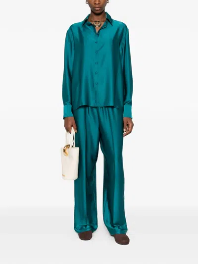 Silkylicious Fiora Trousers Set In Green