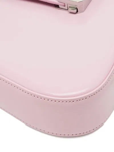 Pre-owned Giorgio Armani Patent-leather Shoulder Bag In Pink