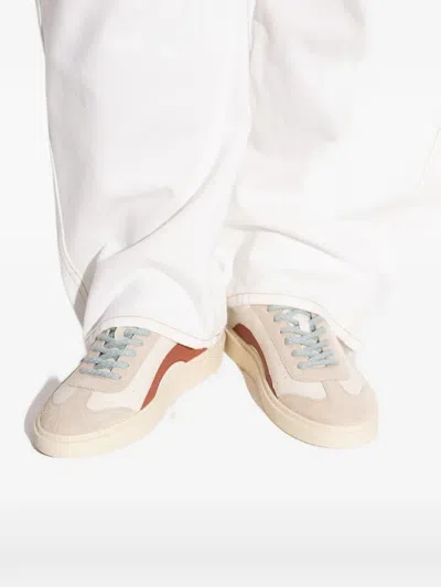 Dsquared2 Suede Panel Trainers In White