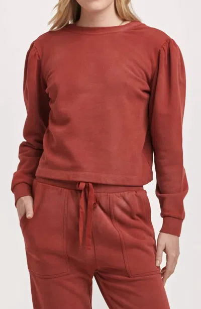 Dear John Denim Same God Sweatshirt In Intense Rust In Red