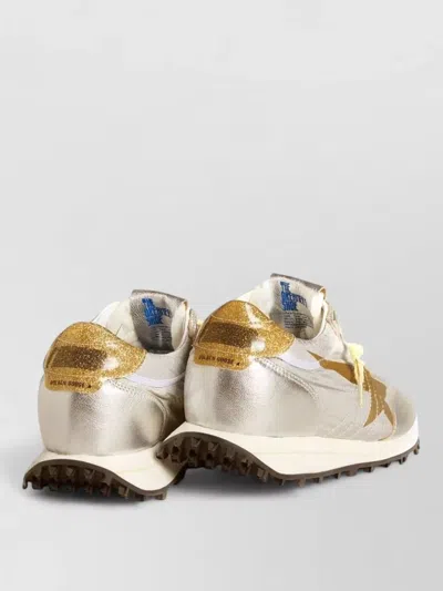 Golden Goose Marathon Running Sneakers Laminated Nylon Star In Multi