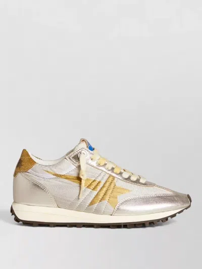 Golden Goose Marathon Running Sneakers Laminated Nylon Star In Multi