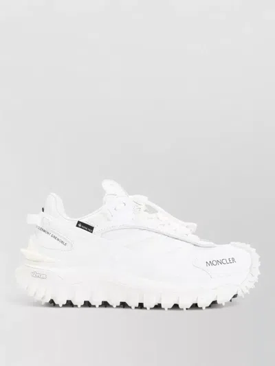 Moncler Trailgrip Low Top Sneakers Chunky Sole In White