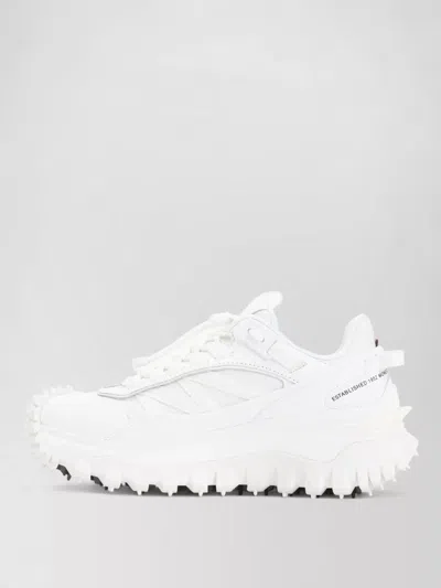 Moncler Trailgrip Low Top Sneakers Chunky Sole In White