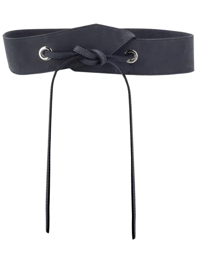 Paloma Wool Navy Trot Belt In Blue