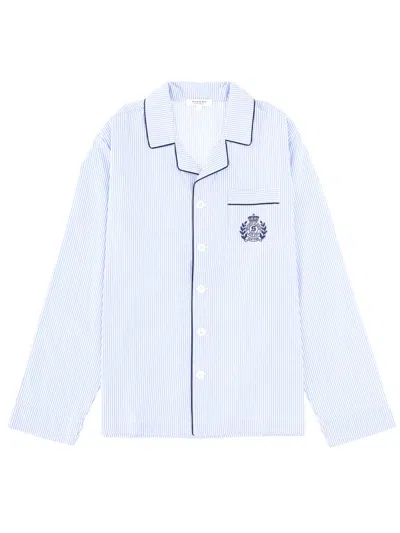 Sporty And Rich Pajama Shirt In Blue