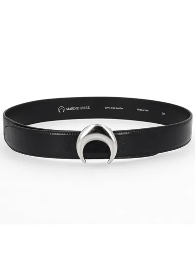 Marine Serre "moon" Belt In Black