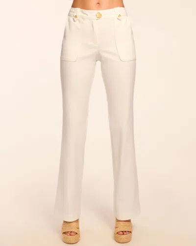Ramy Brook Marit Stretch Cotton Pant In White