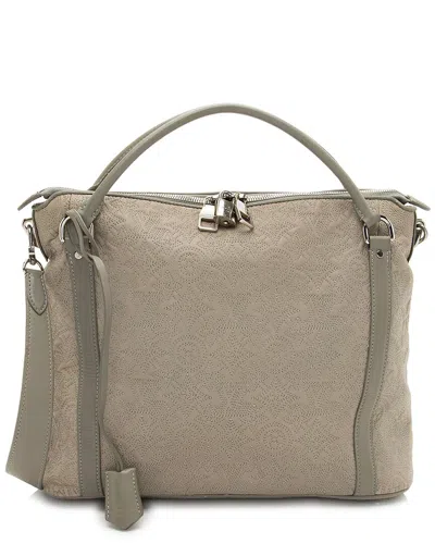 Pre-owned Louis Vuitton Grey Lambskin Antheia Ixia Pm (authentic Pre-loved)