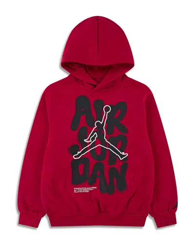 Jordan Boys' 23 Pullover Hoodie - Big Kid In Red