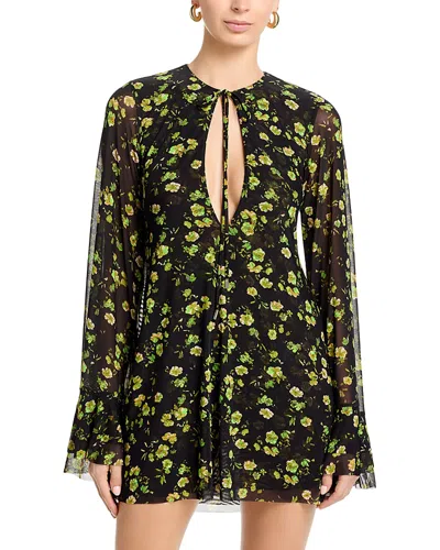 Afrm Kory Dress In Green